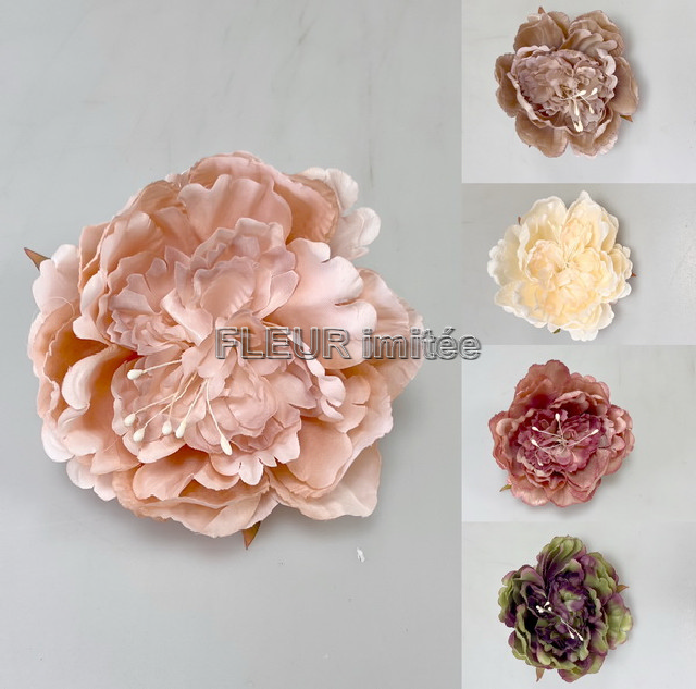 Květ pivoňka 10cm 6/72