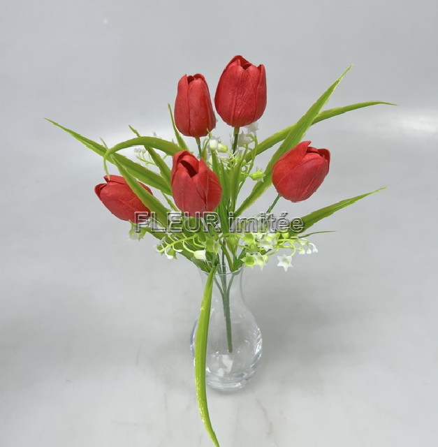 Tulipán x5 latex s konval. 30cm 48/288