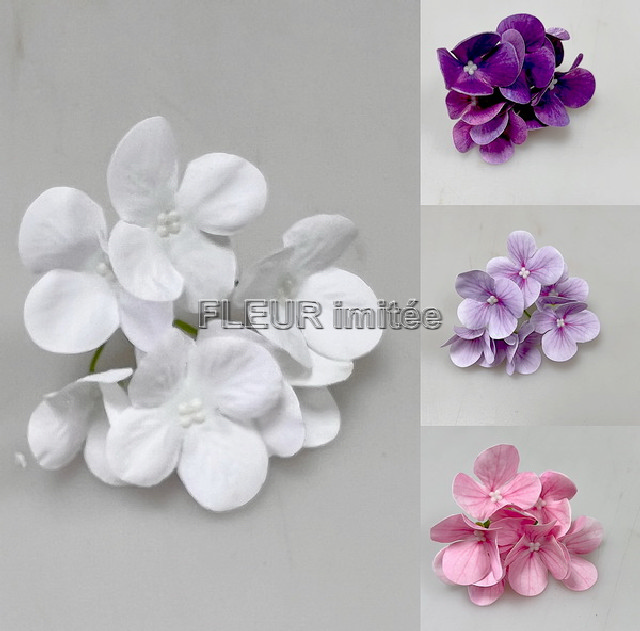 Květ hortenzie mini 8cm  12/60