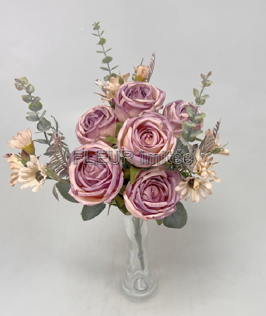 Kytice růže x9 35cm 6/72