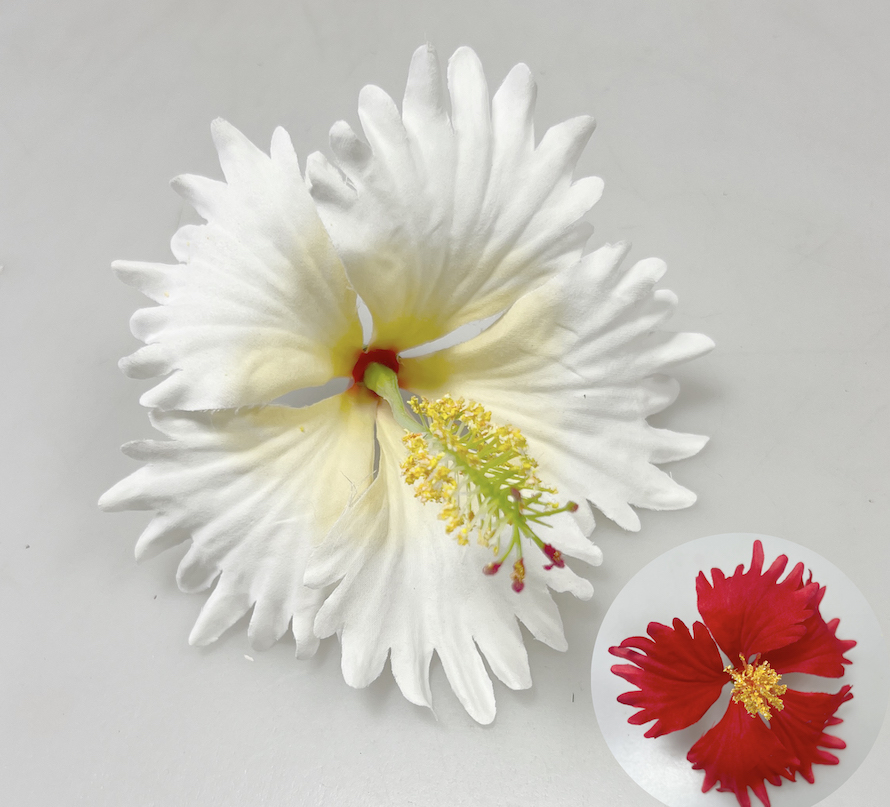 Květ ibišek 8cm  6/120