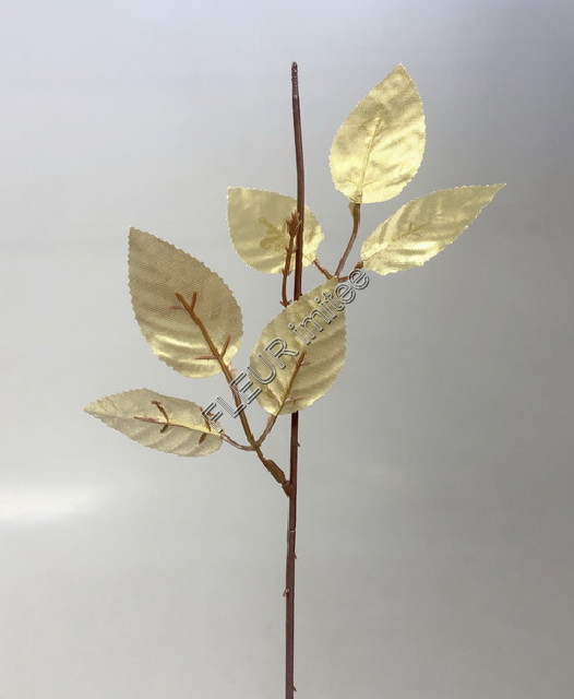 Stonek růže zlatý 47cm 1/36