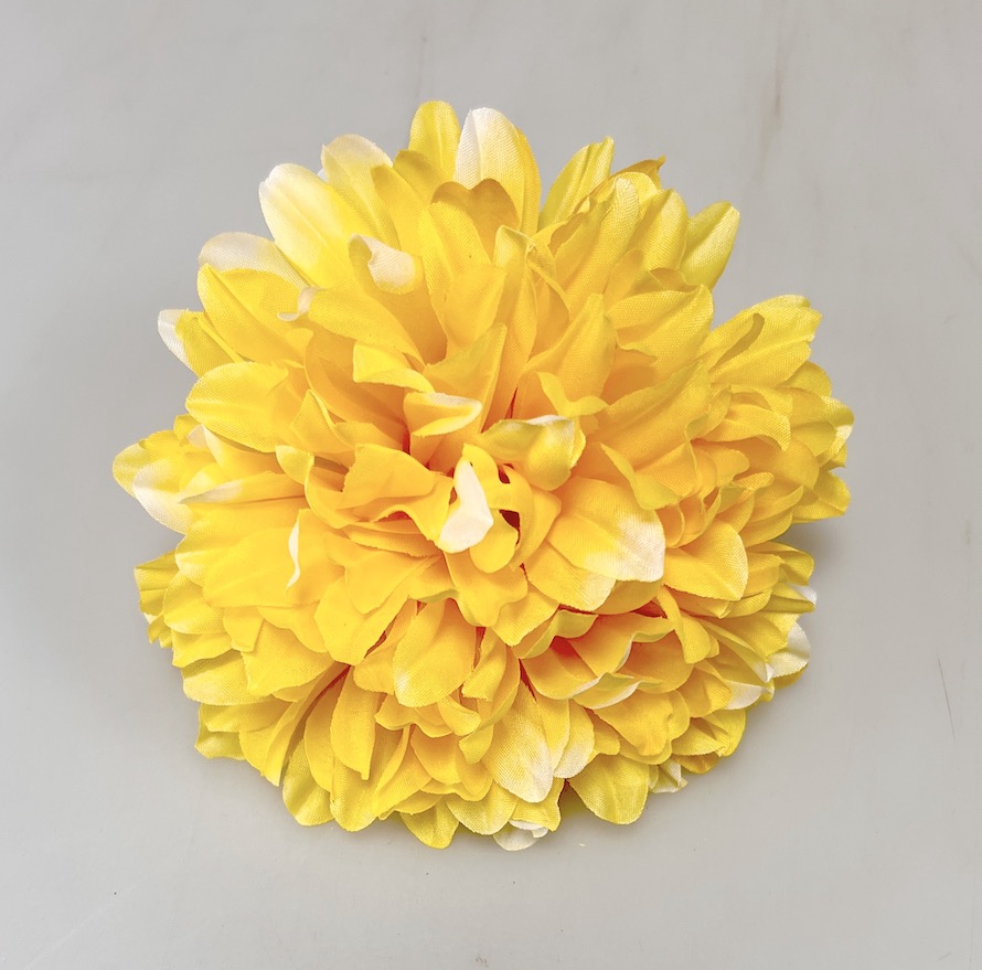 Květ chryzantéma 12cm 12/360