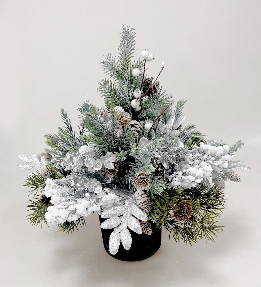 Dekorace ván.v keramice  40cm