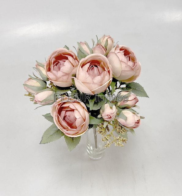 Kytice pivoňka 33cm 12/120