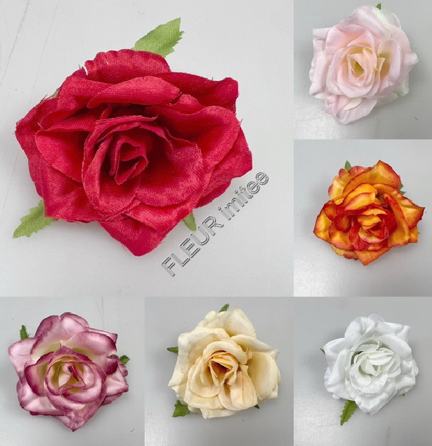 Květ růže SCARLET 6cm  24/288