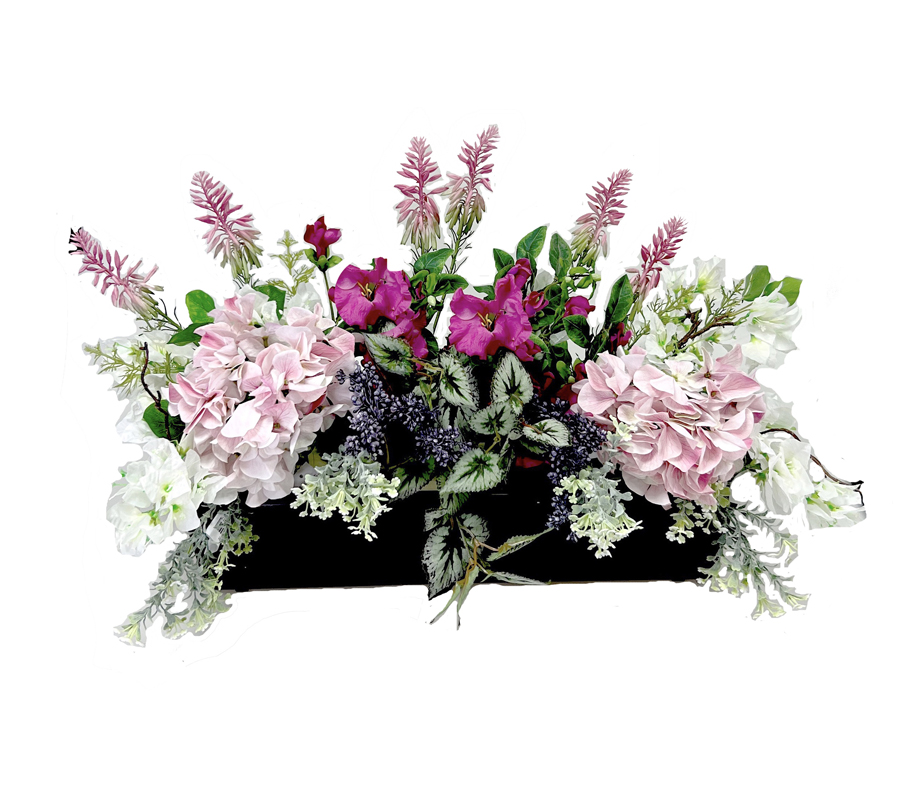 Truhlík plamének  60x35cm