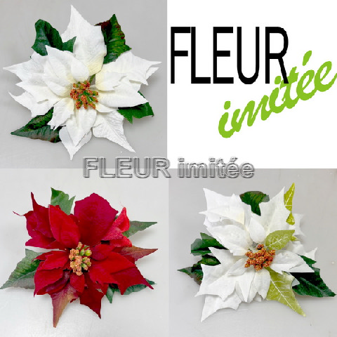 Květ poinsettia 21cm 12/288