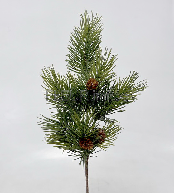 Chvojí větev 42cm-3šišky12/144