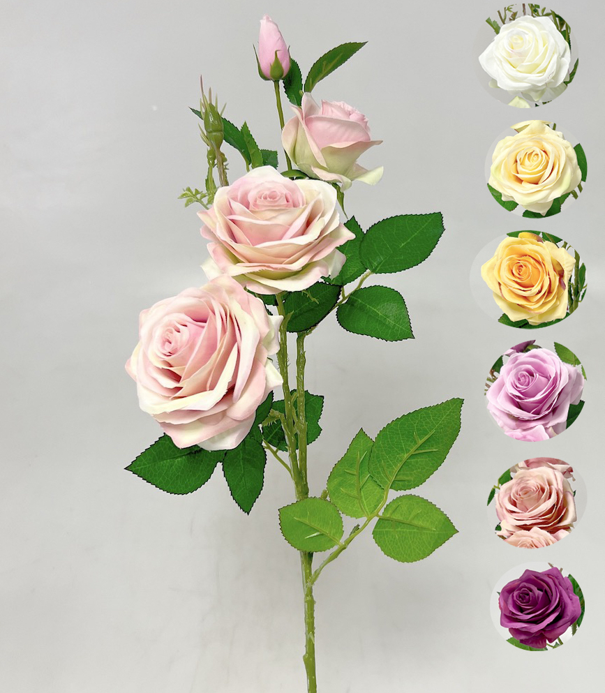 Růže x4 79cm SUN880 18/180